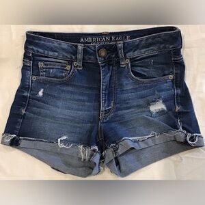 American Eagle super stretch denim shorts